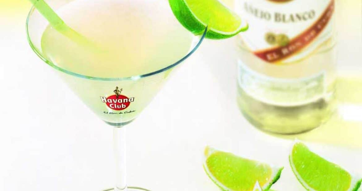 Daiquiri de Limón Cubano. Coctel Daiquirí Receta e Ingredientes