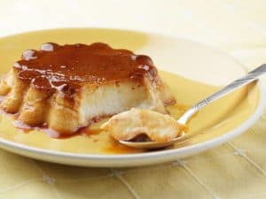 flan de coco