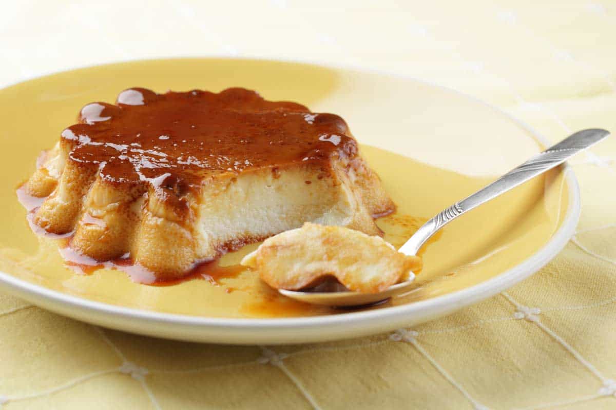 flan de coco