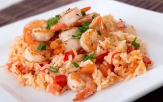 arroz con camarones