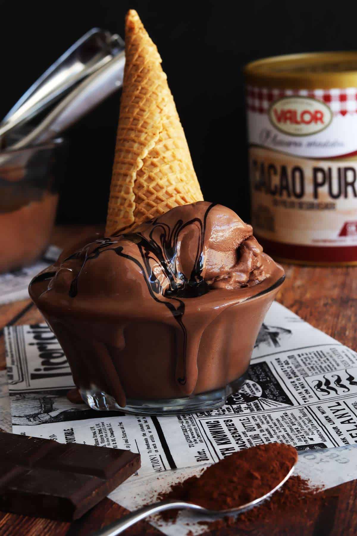 Helado de Chocolate Casero ▷ Mira que Fácil es esta Receta
