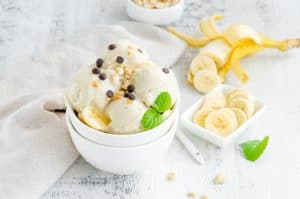helado de platano
