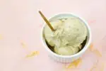 receta de helado de platano y coco