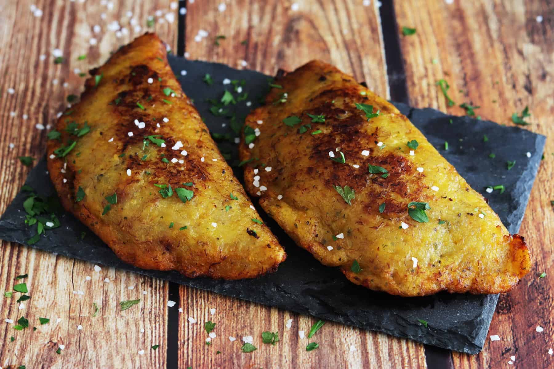 Empanadas de Plátano Maduro Rellenas de Carne Receta PASO a PASO