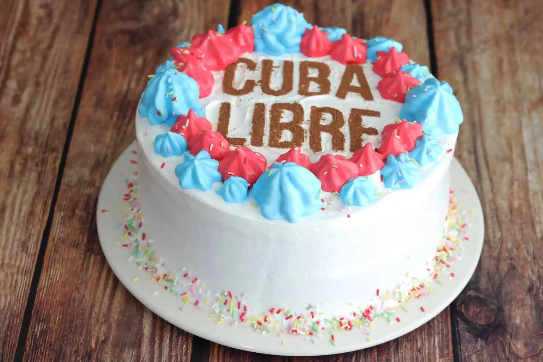 pastel de cumpleaños cubano