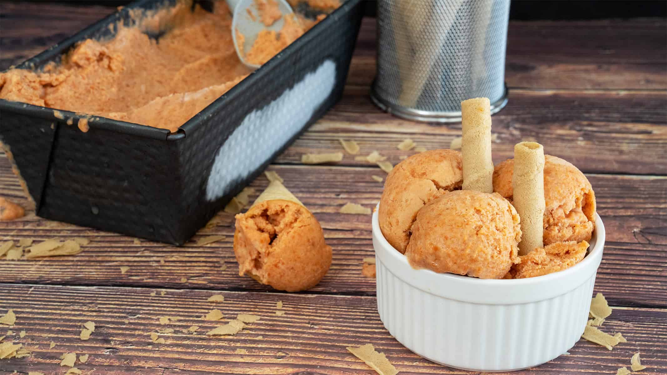 helado de zapote casero