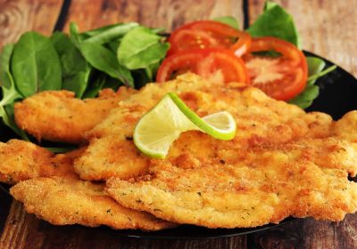 milanesa de pollo